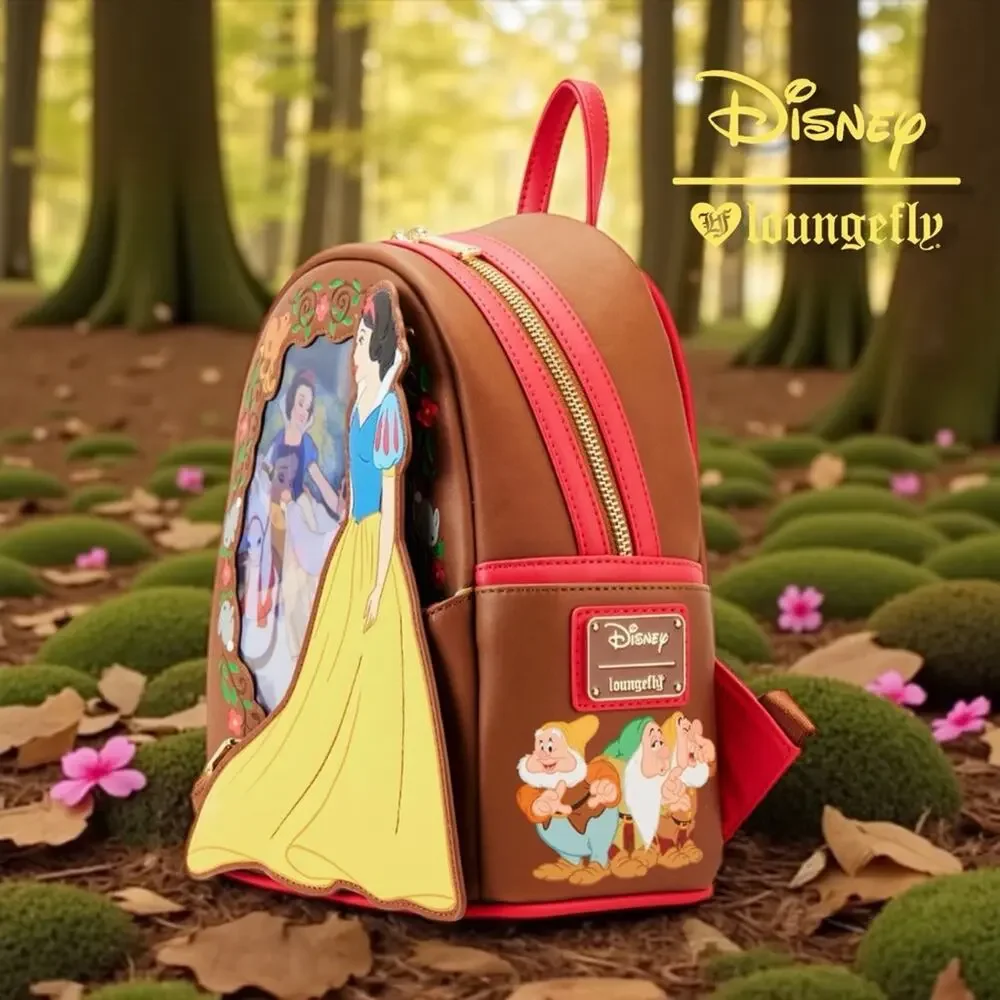 Loungefly Disney Snow White Lenticular Princess Series Mini Backpack NWT! - Picture 4 of 7